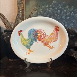 Tiffany & Co Rooster Platter 1998